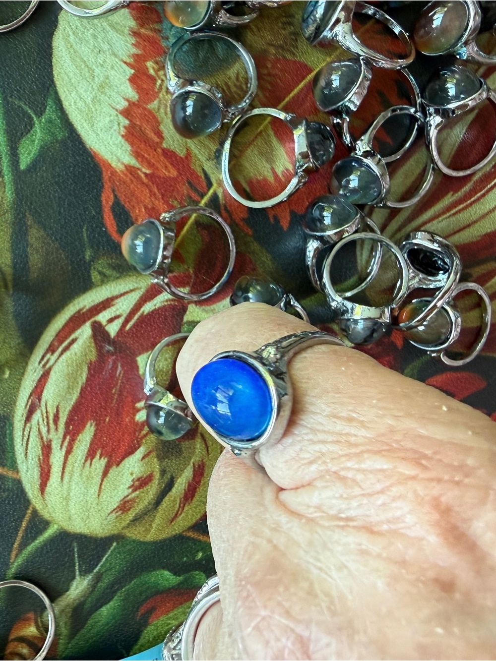 50 Mood Rings Party Favors Mixed Sizes 6 7 8 - Women's Jewelry Metal - Picture 8 of 9
